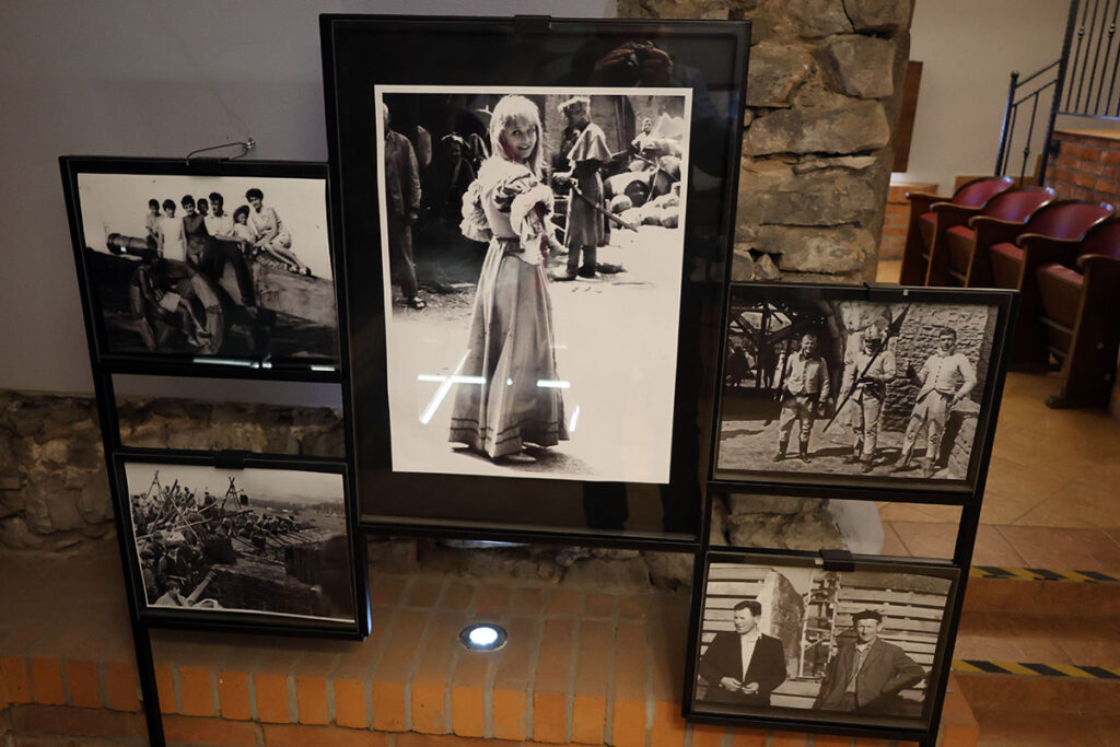 Chęciny - piwnica kamienicy Niemczówka - zdjęcia z planu "Pana Wołodyjowskiego"